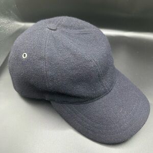 APC Wool Blend Navy Dad Cap